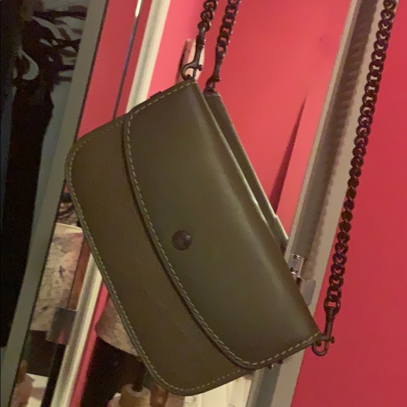 Coach leather crossbody bag